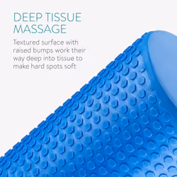 High Density EVA Foam Roller - Firm Muscle Massage Yoga/Exercise Roll 17.7" (45 cm)