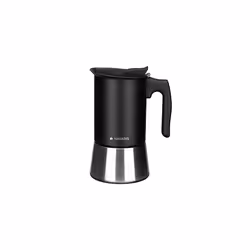 Moka Coffee Pot - Percolator Espresso Maker for Stovetops Induction Gas Electric Stove Hob - Stainless Steel Percolated Coffe ...
