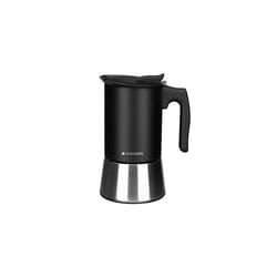 Moka Coffee Pot - Percolator Espresso Maker for Stovetops Induction Gas Electric Stove Hob - Stainless Steel Percolated Coffee Pot - 6 Cup