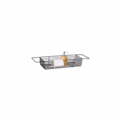 Navaris Wire Bath Tray - Metal Bathtub Caddy Rack - Over Bath Tub Bridge Organiser Storage Shelf - Bath Accessories Holder Ba ...