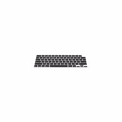 Keyboard Cover Compatible with Apple MacBook Pro 14" (2021) A2442 - Keyboard Cover US English QWERTY - Black