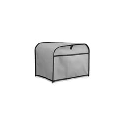 Cover Compatible with 2 Slice Toaster - Plastic Case for Bread Toaster Machine- Light Grey