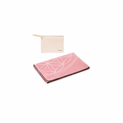 Foldable Yoga Mat for Travel - 1.5mm Thick Exercise Mat for Yoga, Pilates, Workout, Gym, Fitness - Non-Slip Folding Portable  ...