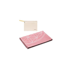 Foldable Yoga Mat for Travel - 1.5mm Thick Exercise Mat for Yoga, Pilates, Workout, Gym, Fitness - Non-Slip Folding Portable Mat