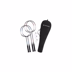 Family Badminton Set - Badminton Kit with 2 Rackets for Adults | 2 Rackets for Children | 3 Shuttlecocks | Carrying Bag - Jun ...