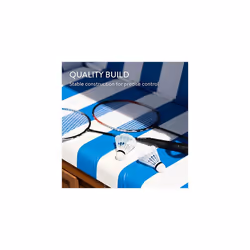 Family Badminton Set - Badminton Kit with 2 Rackets for Adults | 2 Rackets for Children | 3 Shuttlecocks | Carrying Bag - Junior and Adult
