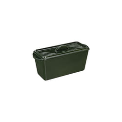 Bread Loaf Pan with Lid - Cast Iron Bread Baking Pan for Bulge Top or Flat Top Breads Meat Veg Meatloaf - Baking Tin 34 x 13.5 x 17 cm - Green