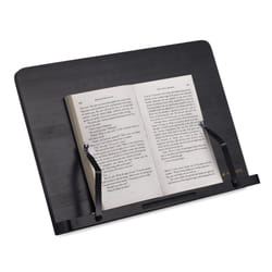 Navaris Bamboo Book Stand - Hands-Free Reading Recipe cookbook Tablet