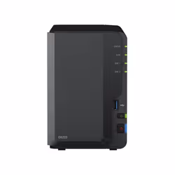 Synology DS223 Diskstation NAS (Realtek RTD1619B Quad-Core 2GB Ram 1xRJ-45 1GbE LAN-Port) 2-Bay 24TB with 2X 12TB WD Red Plus ...