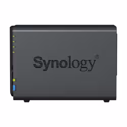 Synology DS223 Diskstation NAS (Realtek RTD1619B Quad-Core 2GB Ram 1xRJ-45 1GbE LAN-Port) 2-Bay 24TB with 2X 12TB WD Red Plus (Total 24TB)