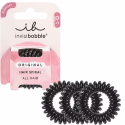 invisibobble Original True Black, Hair ribbon, Black, Monochromatic, Adults, 3 pc(s)