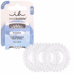 invisibobble Power Crystal Clear, Hair ribbon, Transparent, Monochromatic, Adults, 3 pc(s)