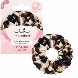 invisibobble Sprunchie Magnificent Leo, Hair ribbon, Black, White, Pattern, Adults, 1 pc(s)