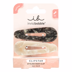 invisibobble Cliphue, Hair clip, Beige, Black, Pattern, Adults, 2 pc(s)