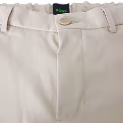 Hugo Boss Mens 2025 Phoenix Tapered Water Repellent Chino Golf Trousers - 32" Waist, Medium Beige
