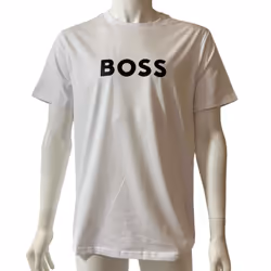 Boss Men's Cotton Regular Fit T-Shirt Black - S