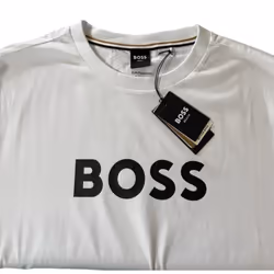Boss Men's Cotton Regular Fit T-Shirt Black - S