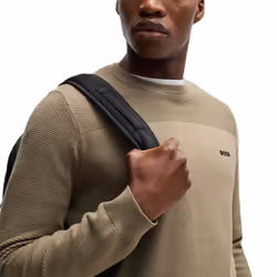Hugo Boss Mens 2025 Momentum-X Light Wicking Thermo Crew Neck Sweater - XL, Light Pastel Green