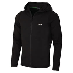 Hugo Boss Mens Ever-X HD Tex Flex Cotton Breathable 1/4 Zip Sweater - M, Black