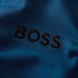 Hugo Boss Mens Paddy Pro Contrast Stripe Regular Fit Boss Logo Polo Shirt - L, Open Blue