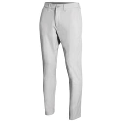 Hugo Boss Mens 2025 Commuter Slim Fit Water Repellent 4-Way Golf Trousers - 32" Waist, Light/Pastel Grey