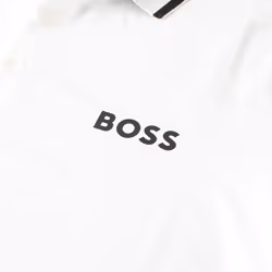 Hugo Boss Mens 2025 Paul Pro 4-Way Stretch Quick Dry Wicking Golf Polo Shirt - M, Natural