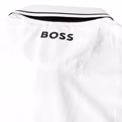 Hugo Boss Mens 2025 Paul Pro 4-Way Stretch Quick Dry Wicking Golf Polo Shirt - M, Natural
