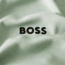 Hugo Boss Mens 2025 Paddy Lux Heritage Cotton Regular Fit Golf Polo Shirt - L, Open Green