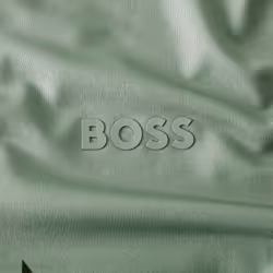 Hugo Boss Mens 2025 Paddy Striped Regular Fit Comfotable Golf Polo Shirt - XL, Open Green
