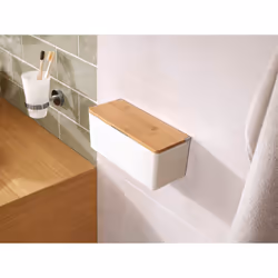 TESA BABOO Beige, White Plastic Bathroom organizer - Additional view 5
