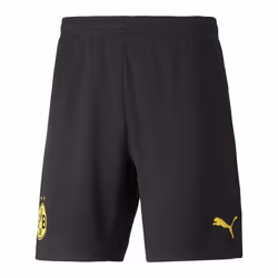 2021-2022 Borussia Dortmund Home Shorts (Black) - 3XL