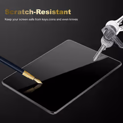 Cadorabo Tempered Glass for Samsung Galaxy Tab S4 (10.5" inch) T830 / T835 Screen Protection 3D Touch for 9H Hardness Display Saver Protective Film