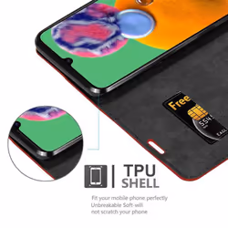 Cadorabo Case for Xiaomi Mi Note 3 case cover - ORANGE BLUE WHITE
