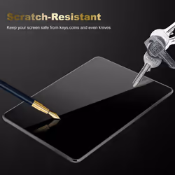 Cadorabo 3x Tempered Glass for Huawei MediaPad M5 8 (8.4" inch) Protection Film 3D Touch for 9H Hardness Bulletproof Display Saver