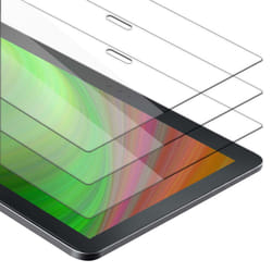 Cadorabo 3x Tempered Glass for Lenovo Tab 4 10 PLUS (10.1" inch) Protection Film 3D Touch for 9H Hardness Bulletproof Display Saver