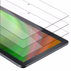Cadorabo 3x Tempered Glass for Lenovo Tab 4 10 (10.1" inch) Protection Film 3D Touch for 9H Hardness Bulletproof Display Save ...