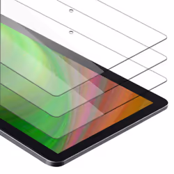 Cadorabo 3x Tempered Glass for Lenovo Tab P10 (10.1") Protection Film 3D Touch for 9H Hardness Bulletproof Display Saver