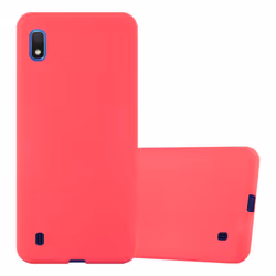 Cadorabo Case for Samsung Galaxy A10 / M10 Cover Matt Protection TPU Silicone Gel Back case - FROST ROT, Samsung Galaxy A10