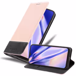 Cadorabo Case for Samsung Galaxy A10 / M10 Cover Book Wallet Protection PU Leather Flip Magnetic Etui - ROSÃ GOLD SCHWARZ, S ...