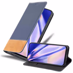 Cadorabo Case for Samsung Galaxy A40 Cover Book Wallet Protection PU Leather Flip Magnetic Etui - DUNKEL BLAU BRAUN, Samsung  ...