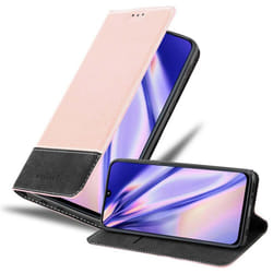 Cadorabo Case for Samsung Galaxy A40 Cover Book Wallet Protection PU Leather Flip Magnetic Etui - ROSÃ GOLD SCHWARZ, Samsung Galaxy A40