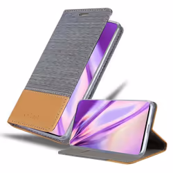 Cadorabo Case for Samsung Galaxy S20 PLUS Cover Book Wallet Protection PU Leather Flip Magnetic Etui - HELL GRAU BRAUN, Samsu ...