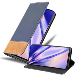 Cadorabo Case for Samsung Galaxy S20 Cover Book Wallet Protection PU Leather Flip Magnetic Etui - DUNKEL BLAU BRAUN, Samsung Galaxy S20