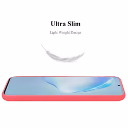 Cadorabo Case for Samsung Galaxy S20 PLUS Cover Protection TPU Silicone Gel Back case - CANDY ROT, Samsung Galaxy S20 PLUS