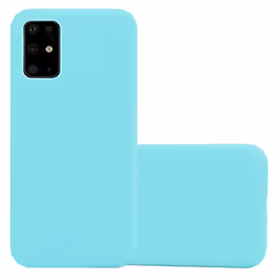 Cadorabo Case for Samsung Galaxy S20 PLUS Cover Protection TPU Silicone Gel Back case - CANDY BLAU, Samsung Galaxy S20 PLUS