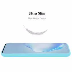 Cadorabo Case for Samsung Galaxy S20 PLUS Cover Protection TPU Silicone Gel Back case - CANDY BLAU, Samsung Galaxy S20 PLUS