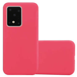 Cadorabo Case for Samsung Galaxy S20 ULTRA Cover Protection TPU Silicone Gel Back case - CANDY ROT, Samsung Galaxy S20 ULTRA