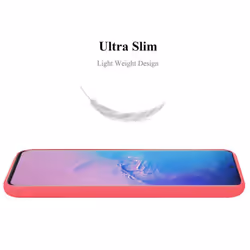 Cadorabo Case for Samsung Galaxy S20 ULTRA Cover Protection TPU Silicone Gel Back case - CANDY ROT, Samsung Galaxy S20 ULTRA