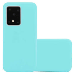 Cadorabo Case for Samsung Galaxy S20 ULTRA Cover Protection TPU Silicone Gel Back case - CANDY BLAU, Samsung Galaxy S20 ULTRA
