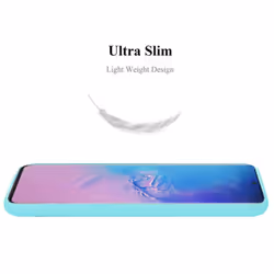 Cadorabo Case for Samsung Galaxy S20 ULTRA Cover Protection TPU Silicone Gel Back case - CANDY BLAU, Samsung Galaxy S20 ULTRA